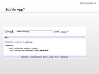Soziale App?
 