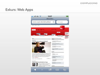 Exkurs: Web Apps
 
