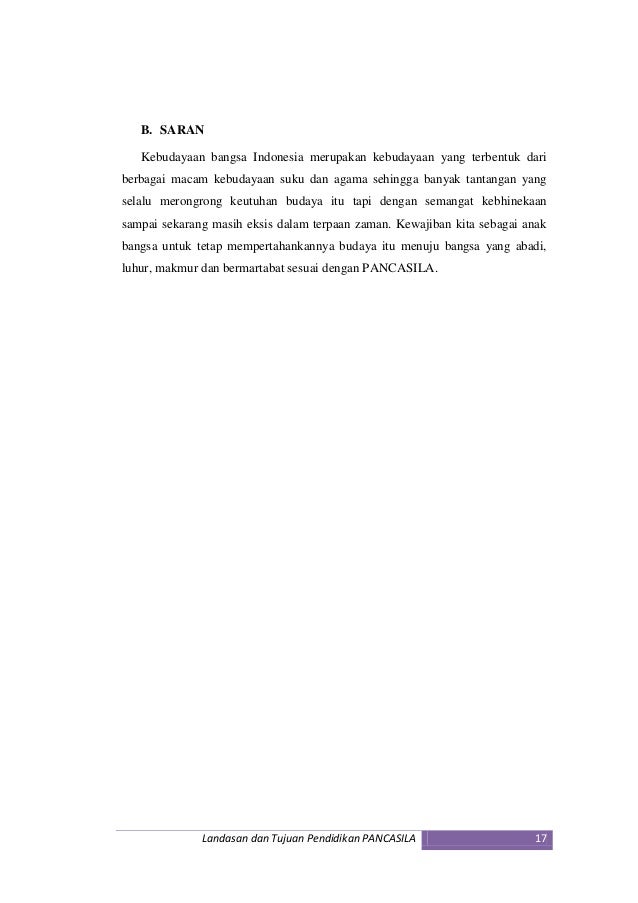 Landasan dan tujuan pendidikan PANCASILA Landasan dan tujuan pendidikan PANCASILA