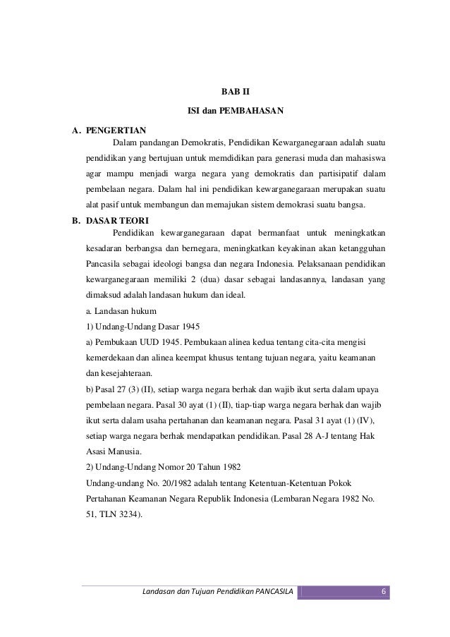 Doc Makalah Pendidikan Pancasila Dionisius Andhika Academia Edu