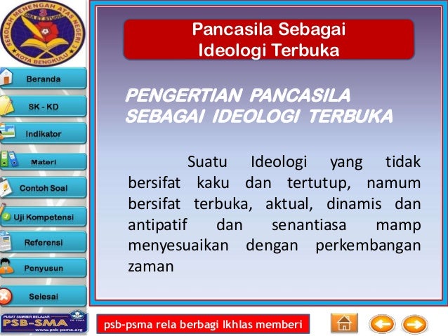 Pancasila Sebagai Ideologi Terbuka