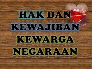 hak dan kewarganegaraan