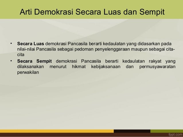 Demokrasi Indonesia