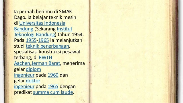 Biografi B.J. Habibie
