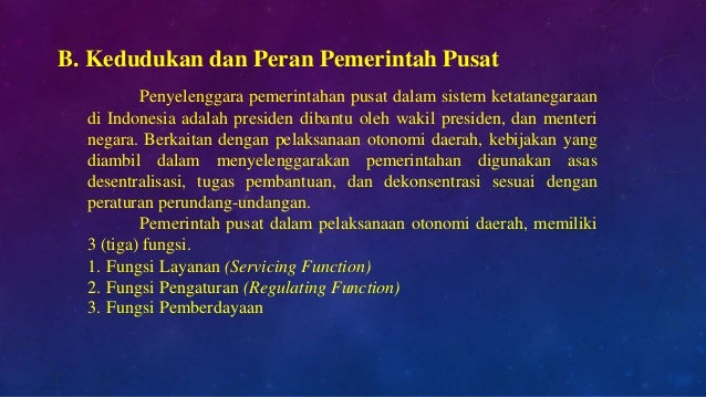 Pkn Bab 4 A B Harmonisasi Pemerintah Usat Dan Daerah