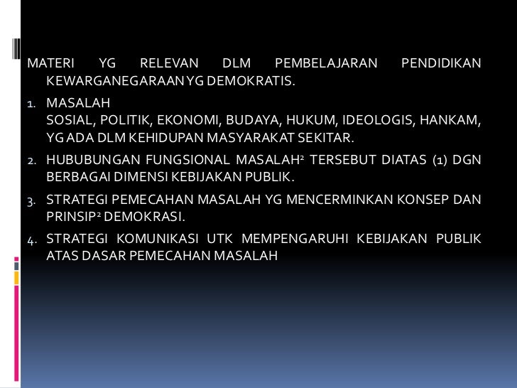 Pkn Materi Semester 1