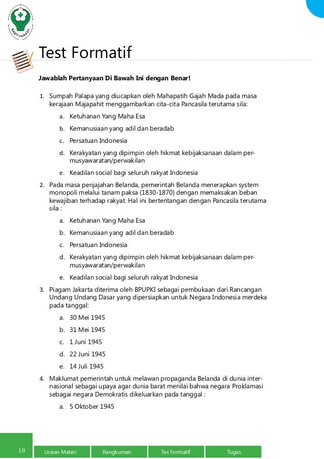  Pancasila  Dalam Sejarah  Bangsa Indonesia