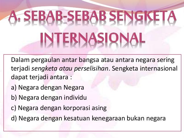 Pkn Sengketa Internasional PPT