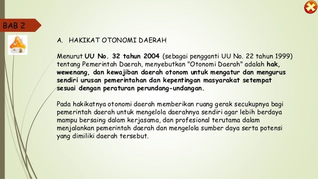 Ms.PowerPoint Pkn - Otonomi Daerah kls IX