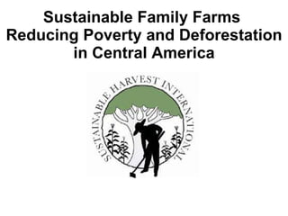 Sustainable Family Farms  Reducing Poverty and Deforestation in Central America 