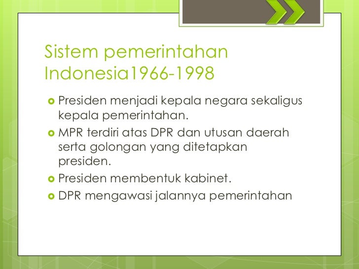 Sistem Pemerintahan