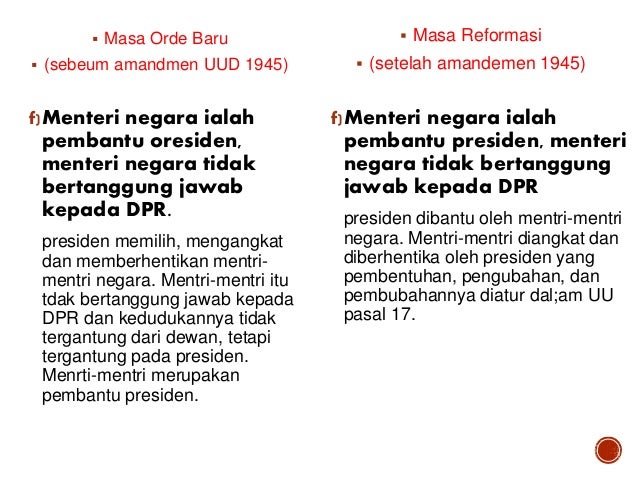 Kunci Pokok Sistem Pemerintahan Indonesi