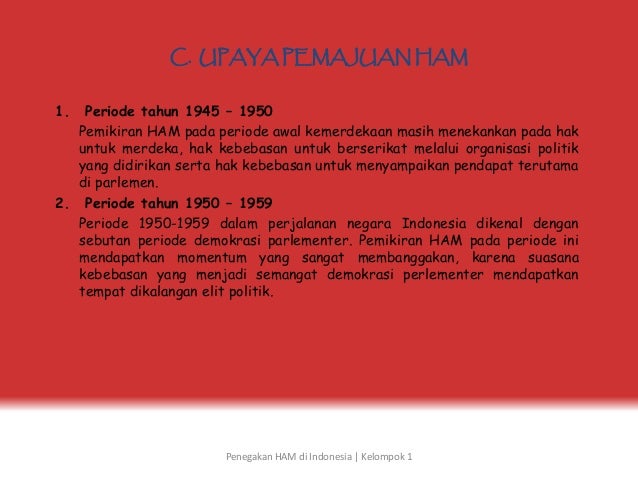 PKN - PENEGAKAN HAM DI INDONESIA