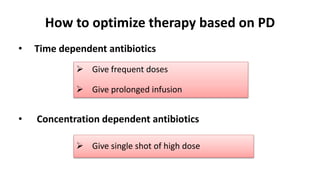 Pk pd analysis and mic interpretation in microbiological reports | PPTX