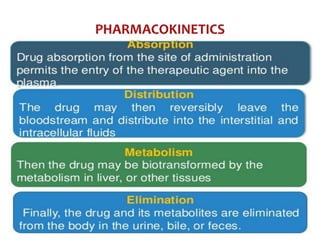 pharmacokinetics and pharmacodynamics | PPTX