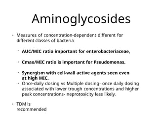 PHARMACOKINETIC AND PHARCODYNAMIC OF ANTIBIOTICS | PPTX