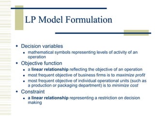 Linear Programming Problems : Dr. Purnima Pandit | PDF