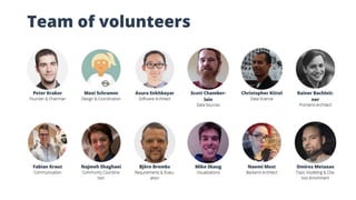Team of volunteers
 