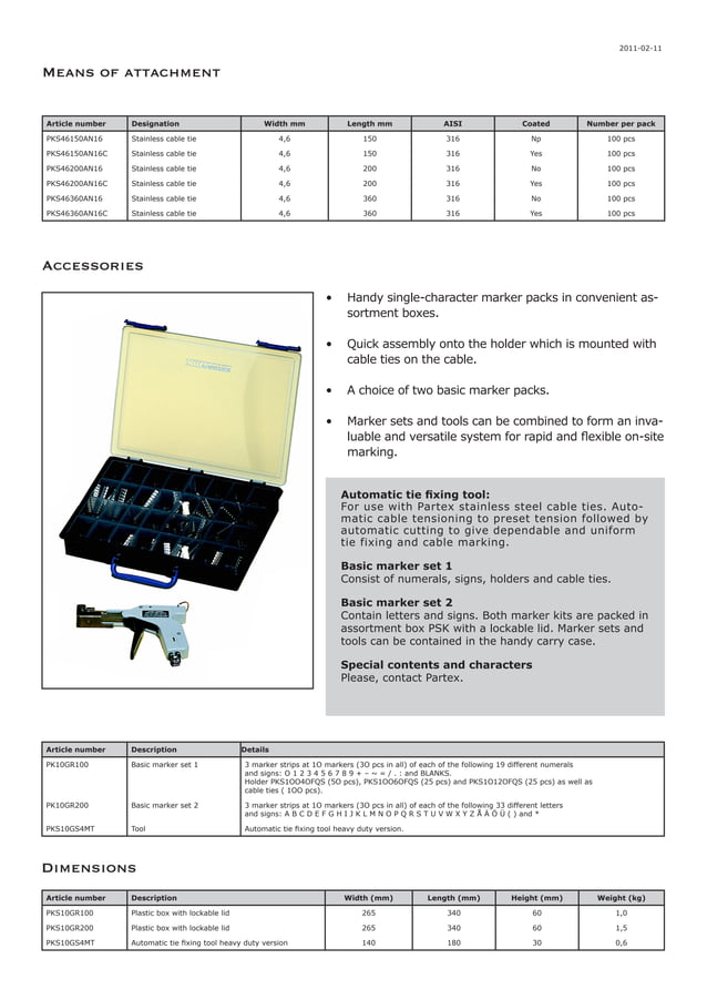 PKS Stainless Steel Marking | PDF