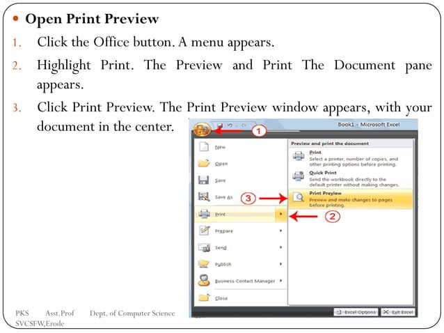 Pks ms excel unit 2_bcomcs | PPT