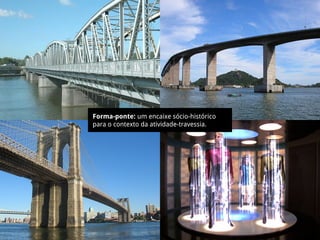 Forma-ponte: um encaixe sócio-histórico
para o contexto da atividade-travessia.
 