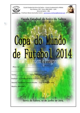 Símbolos e curiosidades da Copa de 2014 - Brasil Escola