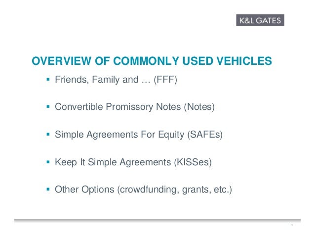 Pre ipo convertible note