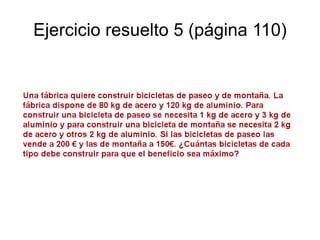 Ejercicio resuelto 5 (página 110)
 