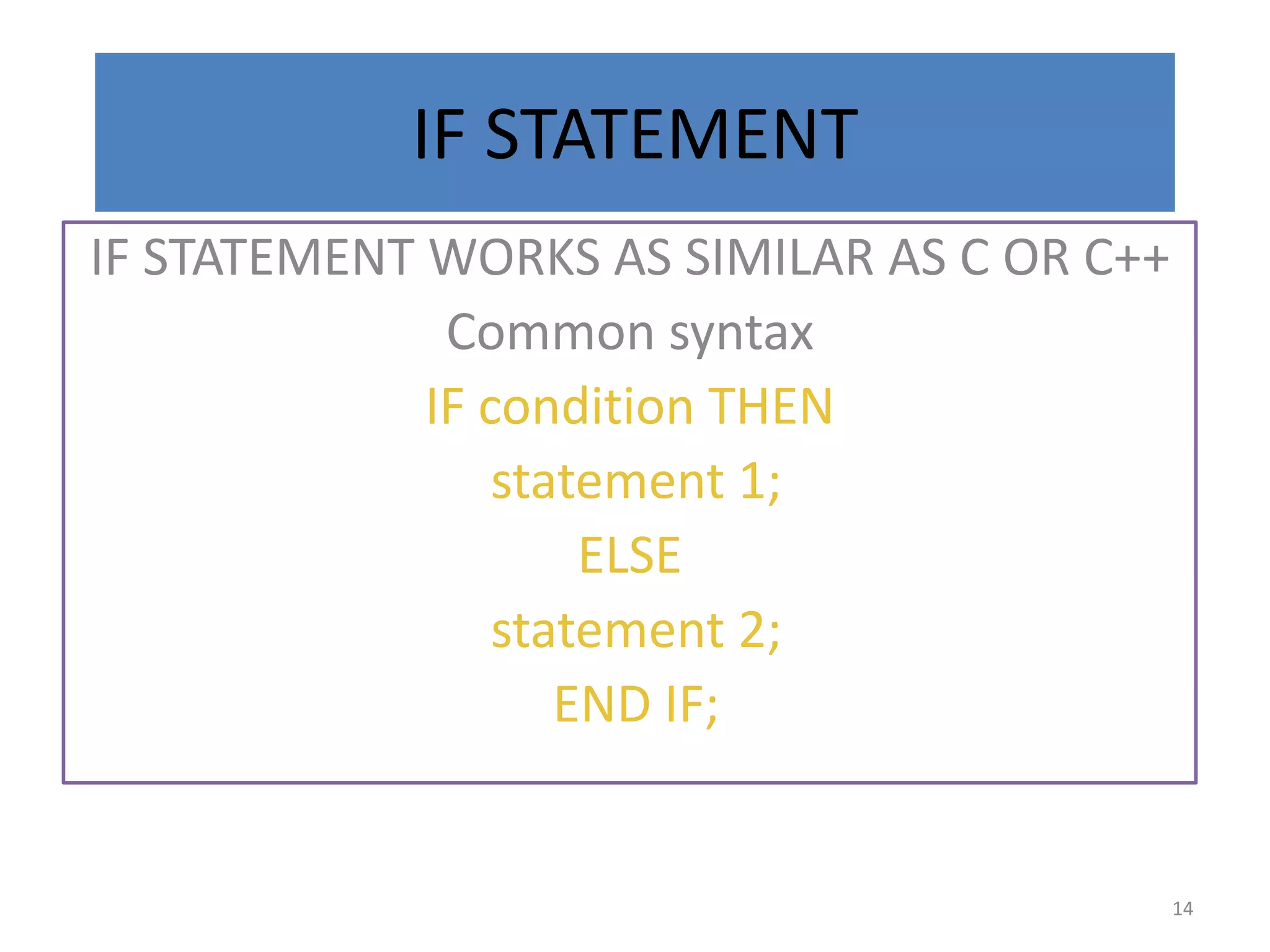 ORACLE PL SQL FOR BEGINNERS | PPTX | Databases | Computer Software and ...