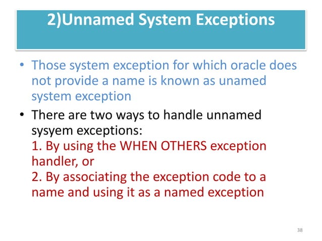 ORACLE PL SQL FOR BEGINNERS | PPTX | Databases | Computer Software and ...