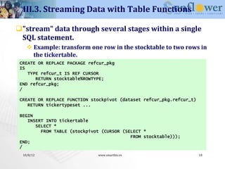 PL/SQL Development | PPT
