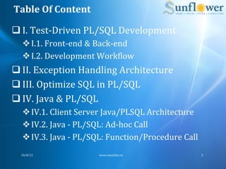 PL/SQL Development | PPT