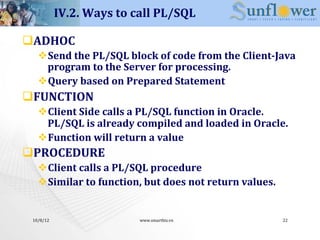 PL/SQL Development | PPT
