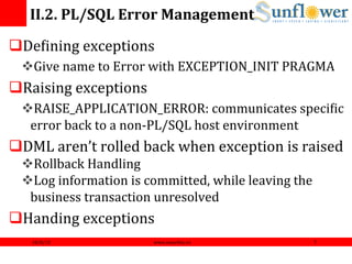 PL/SQL Development | PPT