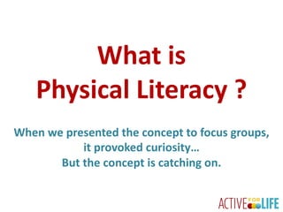 Born to Move: An introduction to physical literacy | PDF