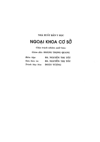 NGOẠI KHOA CƠ SỞ 