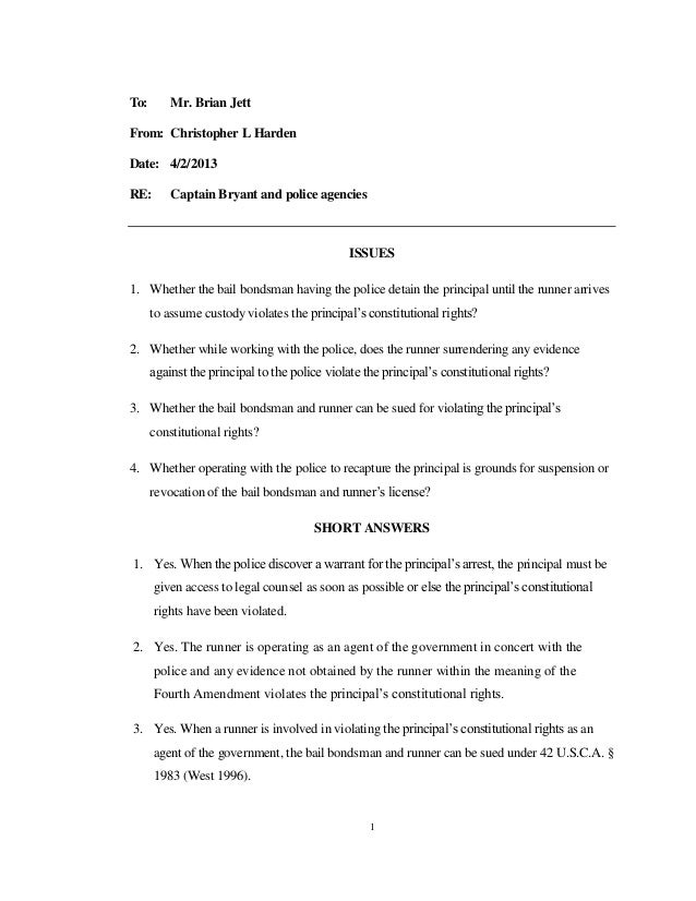 How to write internal memorandum