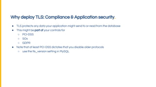 Mysql Tls Dialog Large Scale Deployment of SSL/TLS For MySQL | PDF