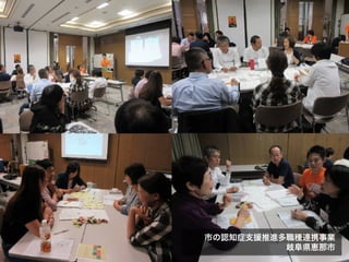 市の認知症支援推進多職種連携事業
岐阜県恵那市
 