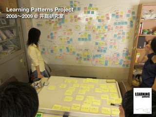 Learning Patterns Project
2008∼2009 @ 井庭研究室
 