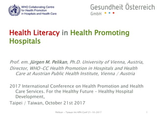 20171022 How can HealthLiteracy be used to support reaching the SDGs by ...