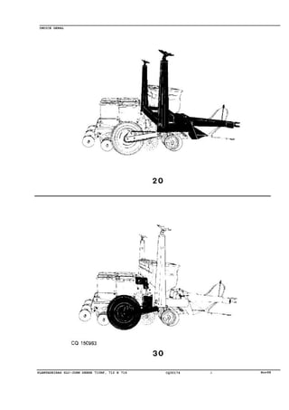 Nov98PLANTADEIRAS SLC-JOHN DEERE 710RF, 712 E 716 CQ30174 A
INDICE GERAL
 