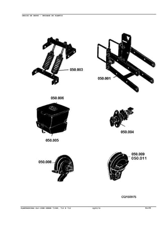 Nov98PLANTADEIRAS SLC-JOHN DEERE 710RF, 712 E 716 CQ30174
INDICE DE GRUPO - UNIDADE DE PLANTIO
 