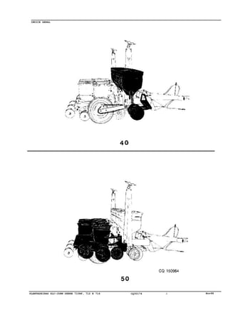 Nov98PLANTADEIRAS SLC-JOHN DEERE 710RF, 712 E 716 CQ30174 A
INDICE GERAL
 