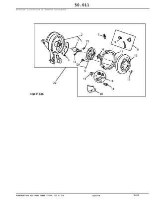 PLANTADEIRAS SLC-JOHN DEERE 710RF, 712 E 716 CQ30174 Nov98
MECANISMO DISTRIBUIDOR DE SEMENTES RADIALMETER
50.011
 