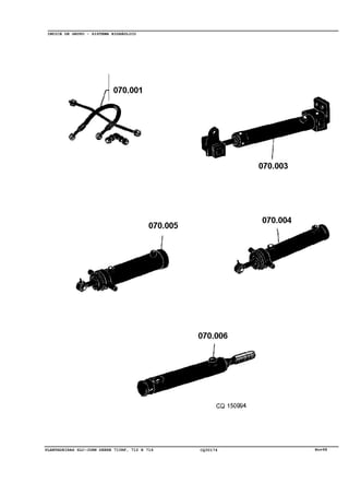 Nov98PLANTADEIRAS SLC-JOHN DEERE 710RF, 712 E 716 CQ30174
INDICE DE GRUPO - SISTEMA HIDRÁULICO
 