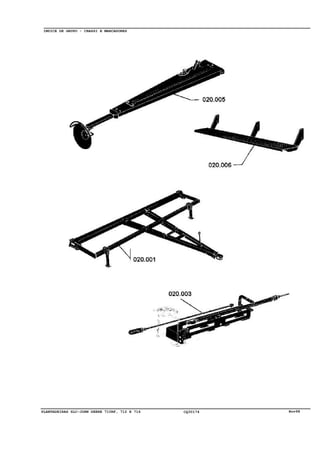 Nov98PLANTADEIRAS SLC-JOHN DEERE 710RF, 712 E 716 CQ30174
INDICE DE GRUPO - CHASSI E MARCADORES
 