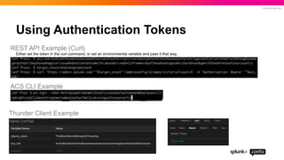 Splunk configuration file for the cloud | PDF