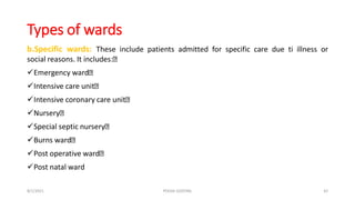 Planning & Organizing Hospital Units & Ancillary Services (CSSD ...