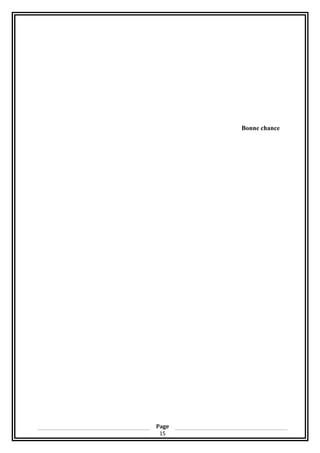 Bonne chance
Page
15
 